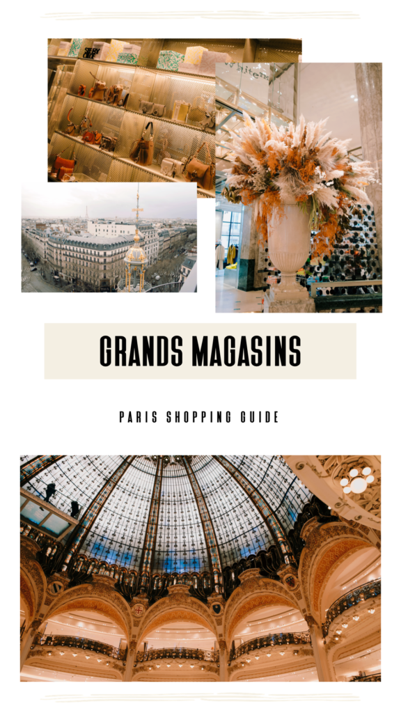 Kaufhaus in Paris, Shopping in Paris, Collage, 1